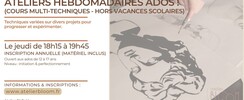 BLOoM - ATELIERS D'ARTS VISUELS & PLASTIQUES ADOS !