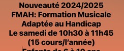 Armelle Vautrot - Cours annuel Formation Musicale Adaptée au Handicap (FMAH)