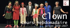 Compagnie A Vol d'Oiseau - Cours hebdomadaire de Jeu clownesque
